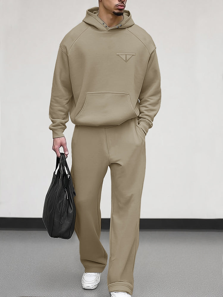 Soft Daily Wear Hoodie Pants Set