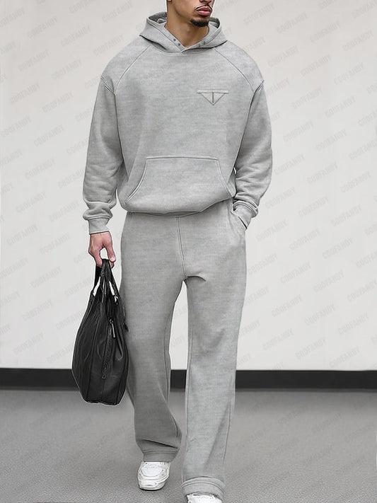 Soft Daily Wear Hoodie Pants Set