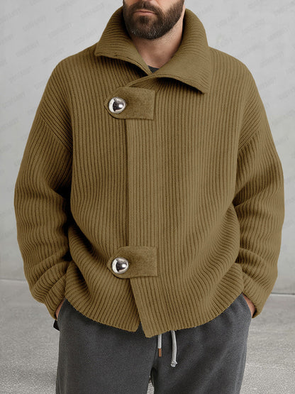 Trendy Relaxed Fit Knit Cardigan