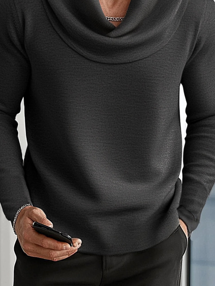 Casual Trendy Cowl Neck Tops