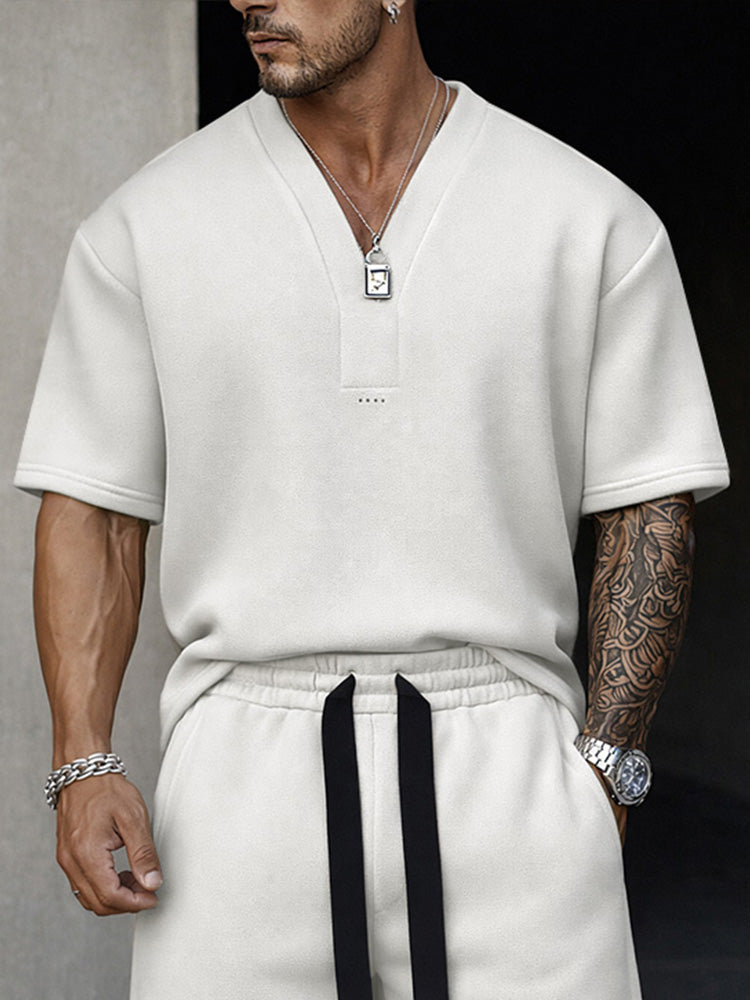Casual Premium T-shirt Shorts Sports Set