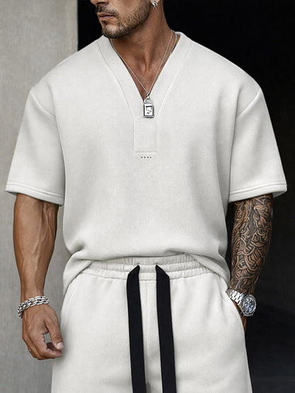 Casual Premium T-shirt Shorts Sports Set