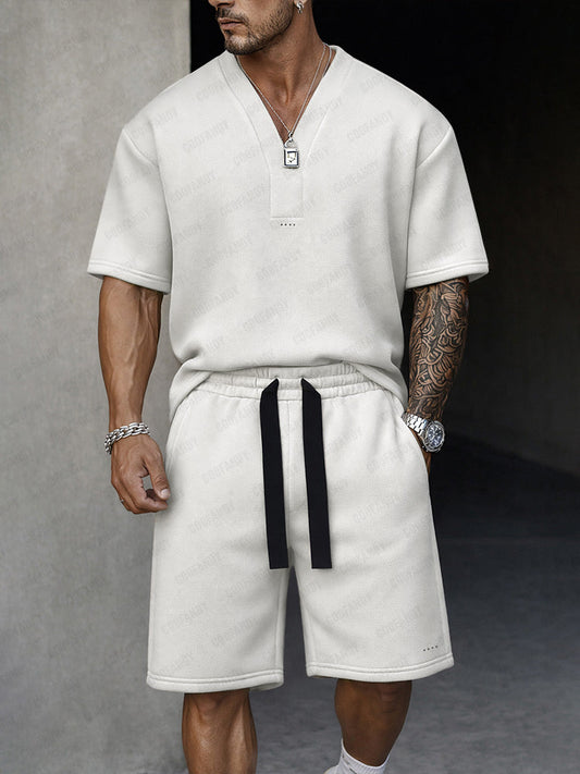 Casual Premium T-shirt Shorts Sports Set