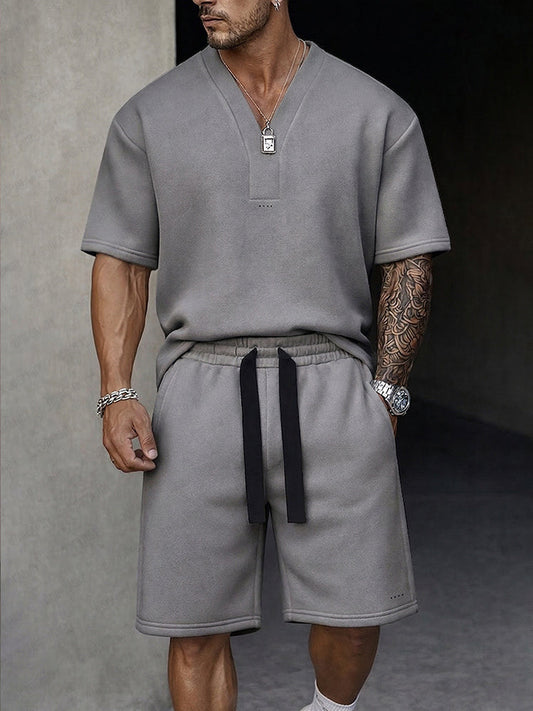 Casual Premium T-shirt Shorts Sports Set