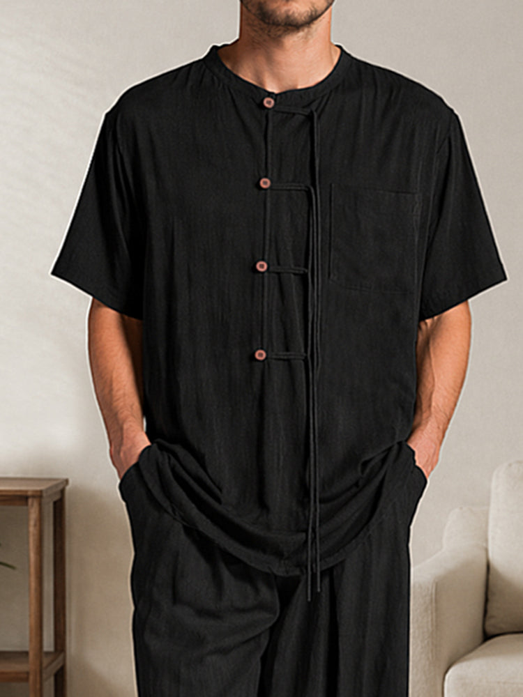 Premium Soft Washed Cotton Shirt Pants Set