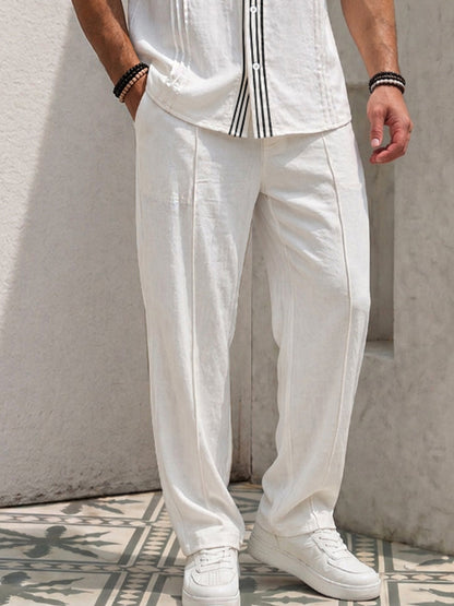 Summer Vacation Stripe Trim Matching Set