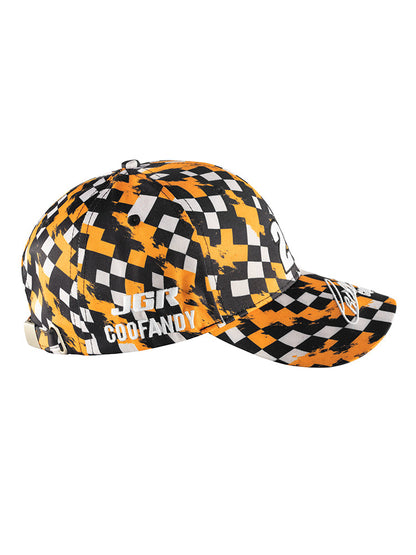 COOFANDY × JGR Check Print Cap