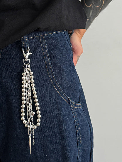 Essential Beads Rivet Wallet Chain Keychain Jeans Charm