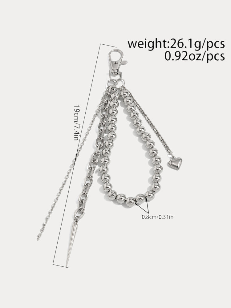 Essential Beads Rivet Wallet Chain Keychain Jeans Charm