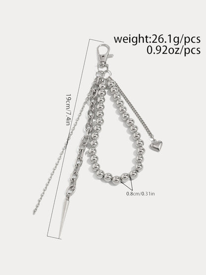 Essential Beads Rivet Wallet Chain Keychain Jeans Charm