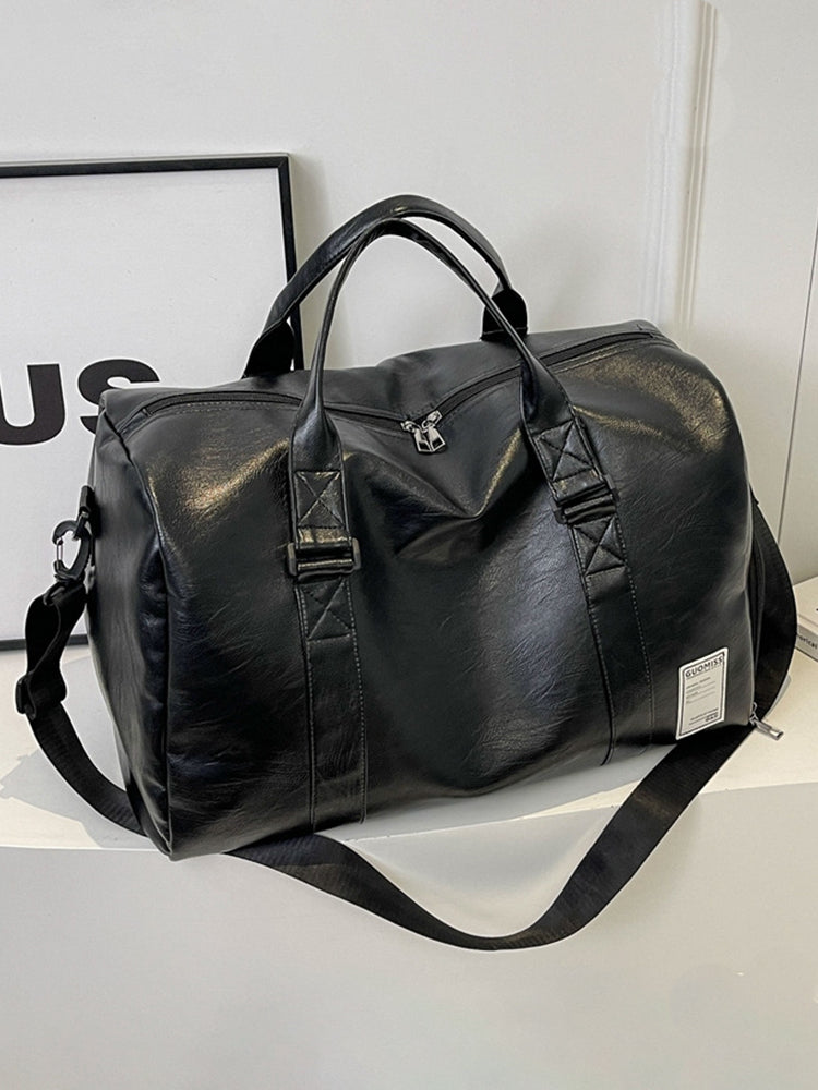 Large Capacity PU Leather Travel Bag