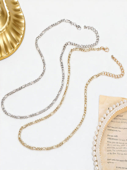 Everyday Simple Figaro Chain Necklace