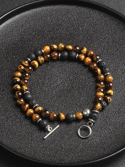 Natural Tiger Eye Stone Necklace
