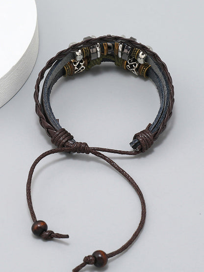 Retro Multilayer Wrap Leather Bracelets