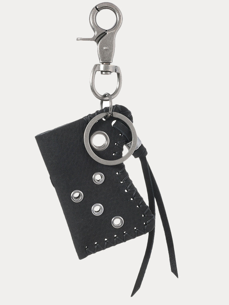 Retro Design Lighter Leather Case Keychain