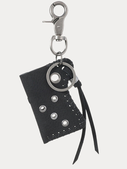 Retro Design Lighter Leather Case Keychain