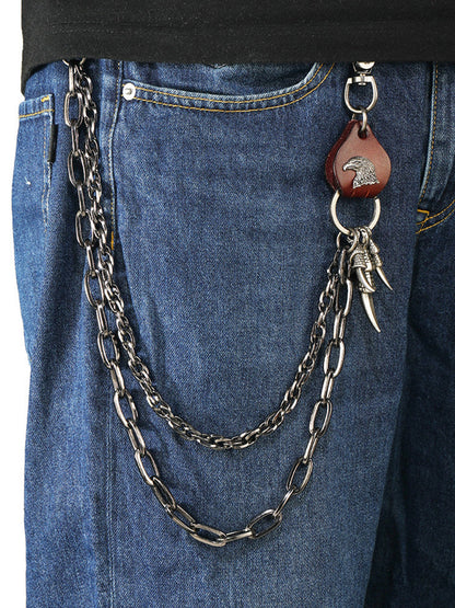 Punk Rock Style Eagle Wallet Trouser Chain