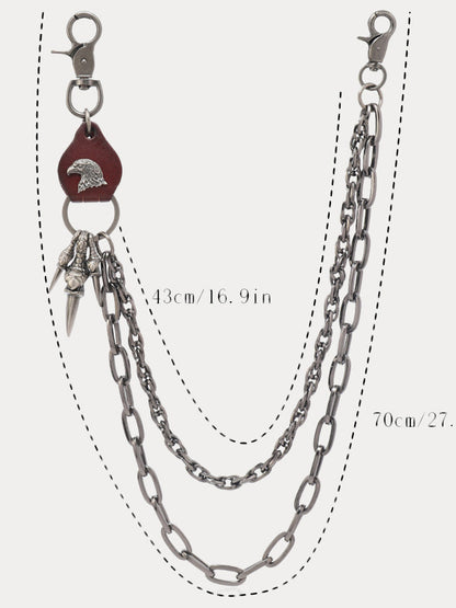 Punk Rock Style Eagle Wallet Trouser Chain