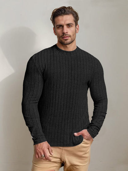 Versatile Stretch Stripe Undershirt