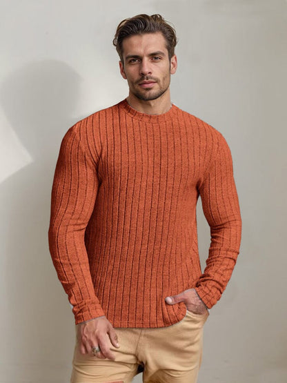 Versatile Stretch Stripe Undershirt