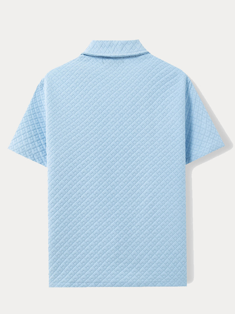 Smart Casual Textured Jacquard Shirt