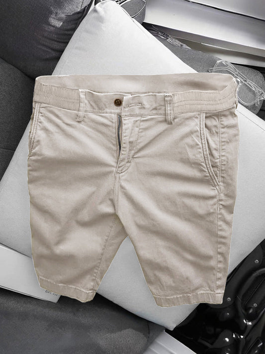 Casual Business Straight Cotton Shorts