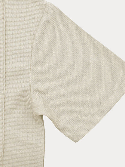 Athleisure Loose Fit waffle 2-Piece Set