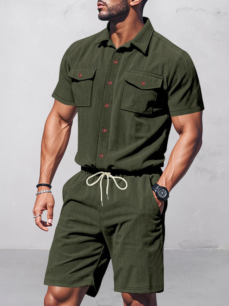 Refined Comfort Corduroy 2-Piece Set