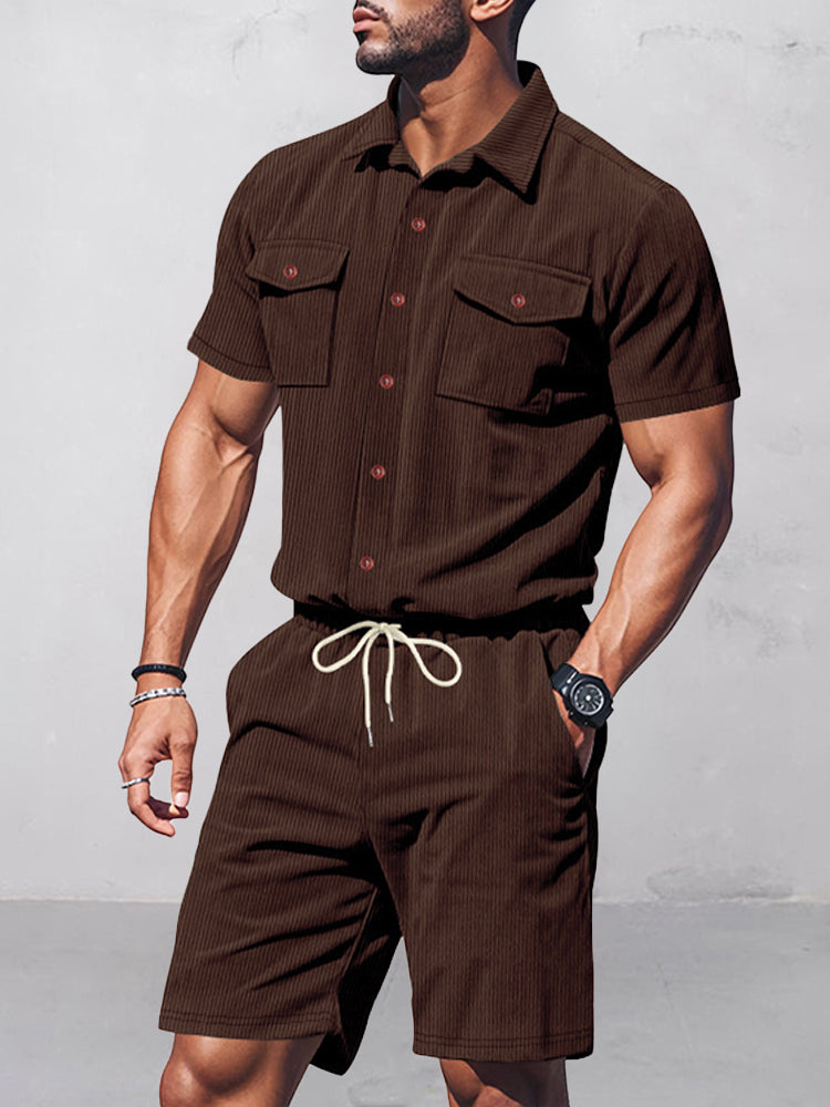 Refined Comfort Corduroy 2-Piece Set