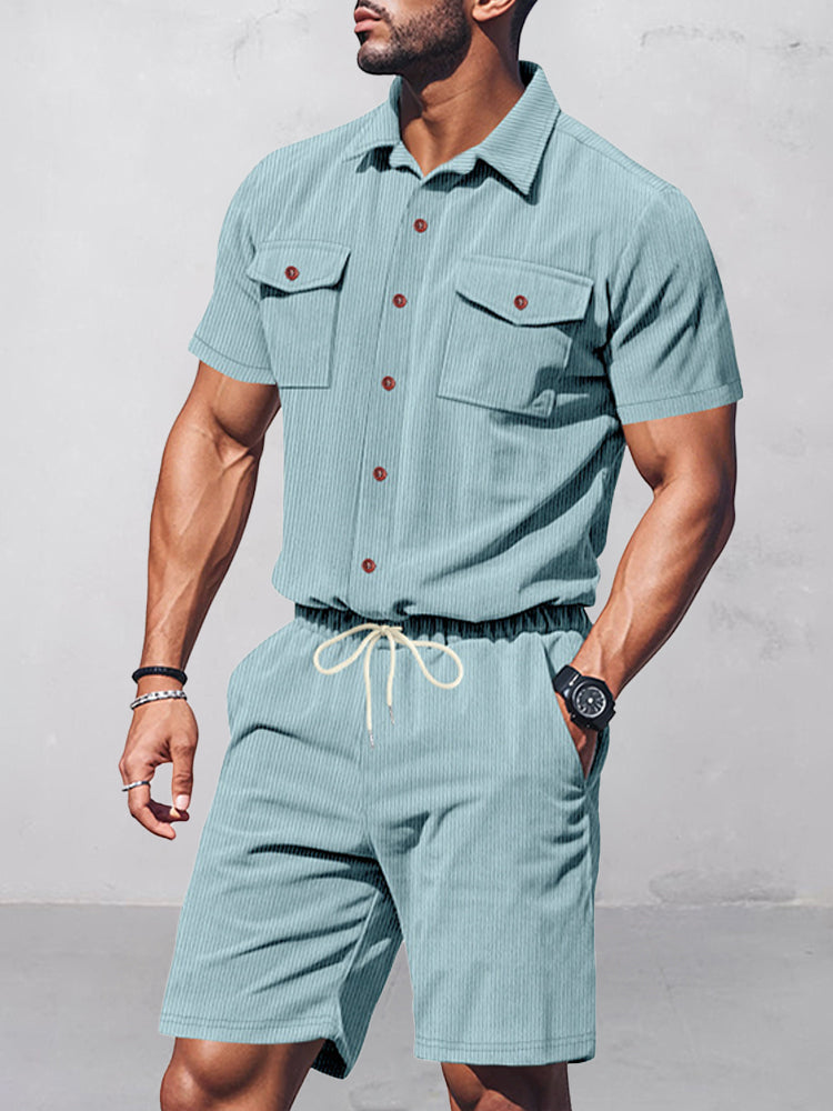 Refined Comfort Corduroy 2-Piece Set