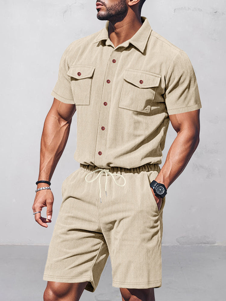 Refined Comfort Corduroy 2-Piece Set