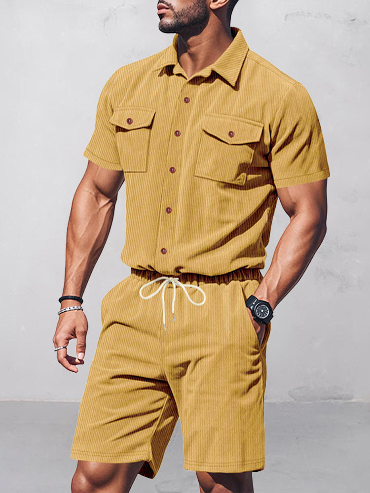 Refined Comfort Corduroy 2-Piece Set