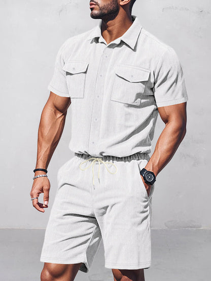 Refined Comfort Corduroy 2-Piece Set