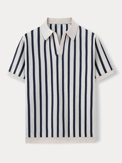 Urban Casual Stripe Knit Top