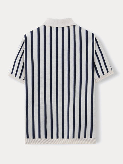 Urban Casual Stripe Knit Top