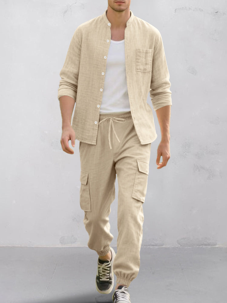 Premium Cotton Shirt Pants Set