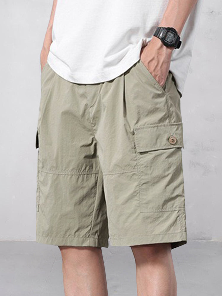 Casual Summer Utility Cargo Shorts
