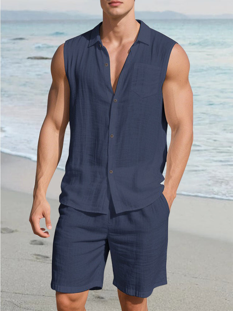 Relaxed Fit 100% Cotton Summer Set