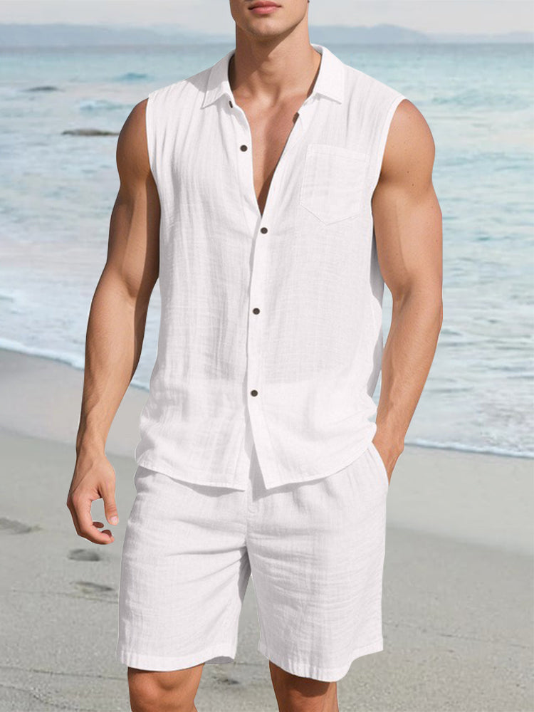 Relaxed Fit 100% Cotton Summer Set
