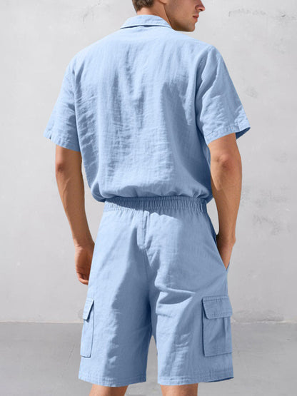 Cargo Style 100% Cotton Casual Set