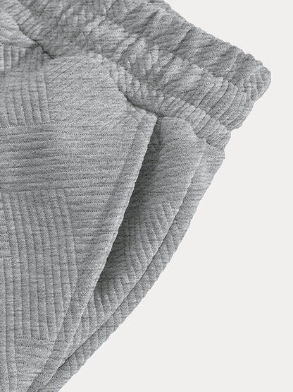 Stylish Jacquard Textured Shorts