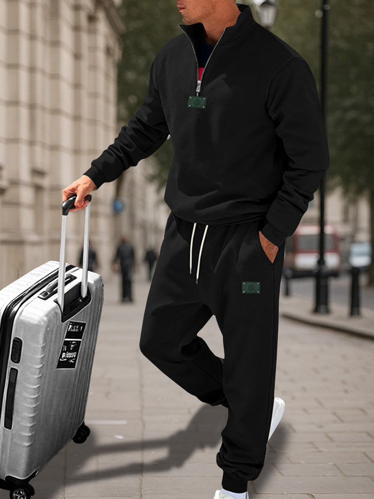 Athletic Comfort Fleece Sweatsuit Set