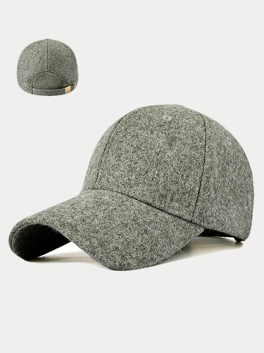 Premium Wool Blend Baseball Cap