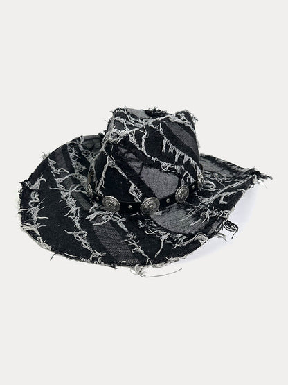 Western Fashion Distressed Cowboy Fedora Hats