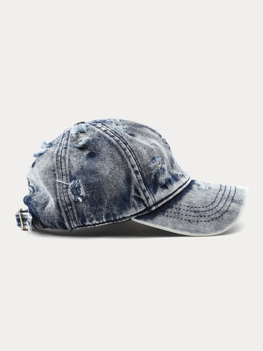 Summer Distressed Ripped Denim Baseball Cap
