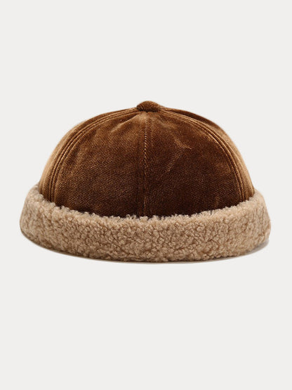 Warm Fleece Brimless Beanie Hat
