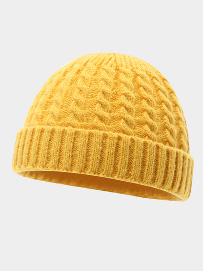 Winter Versatile Cable Knit Beanie Hat