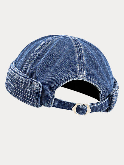 Street Style Denim Brimless Beanie Hat