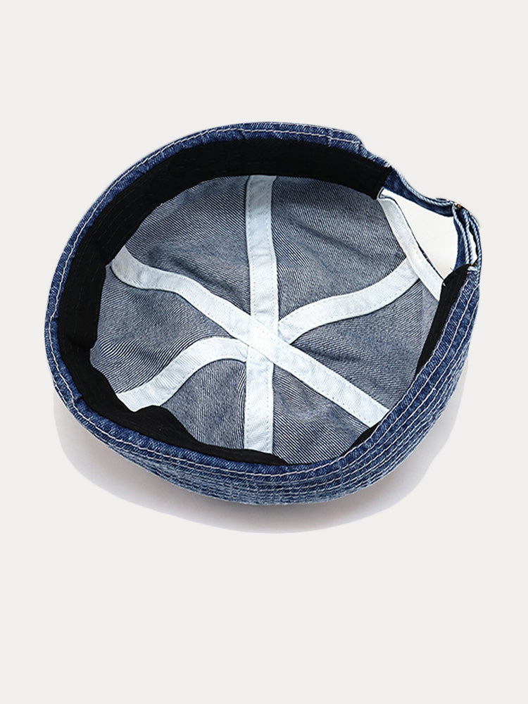 Street Style Denim Brimless Beanie Hat