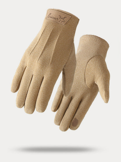 Warm Fleece Lining Riding Gloves
